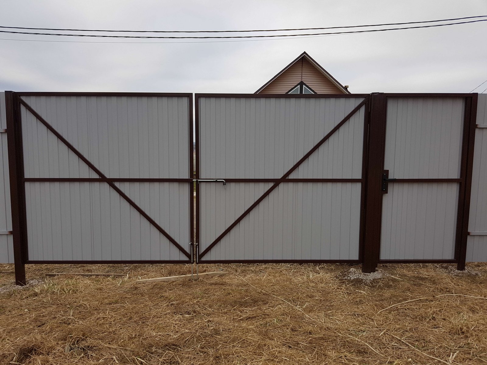 ворота с калиткой